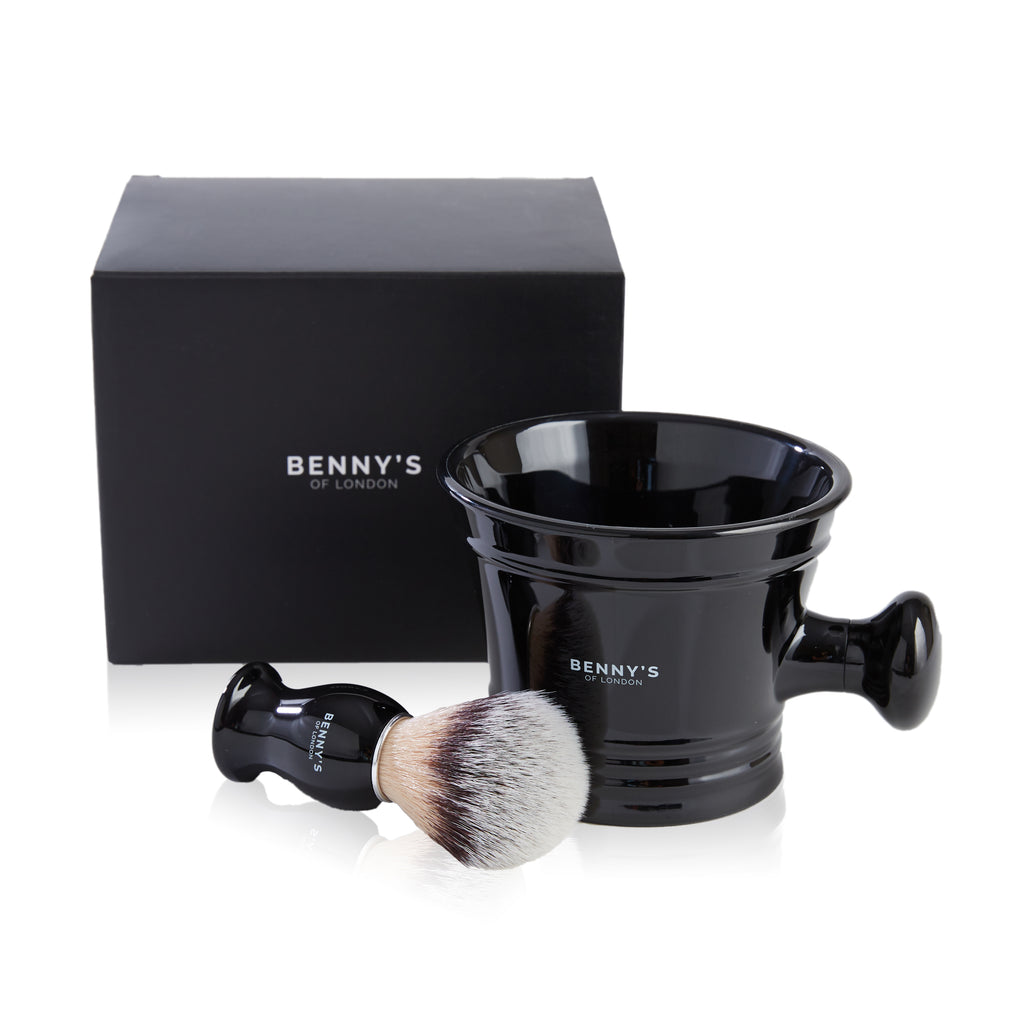 SHAVING BRUSH & BOWL GIFT SET – Benny’s of London - bennys of london