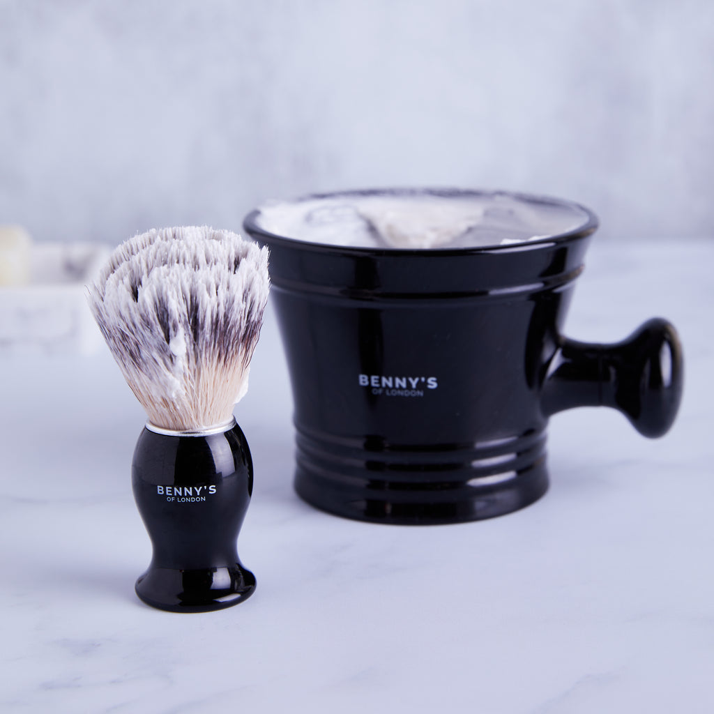 Shaving bowl and brush deals