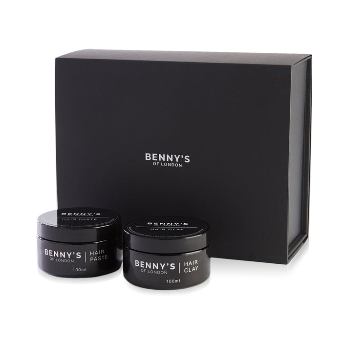 MATTE HAIR CLAY & PASTE SET - Benny's of London - bennys of london